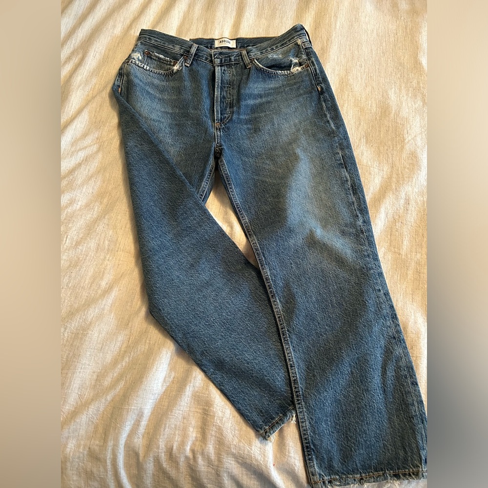 NWT AGolde Riley Crop jeans, sz 30
